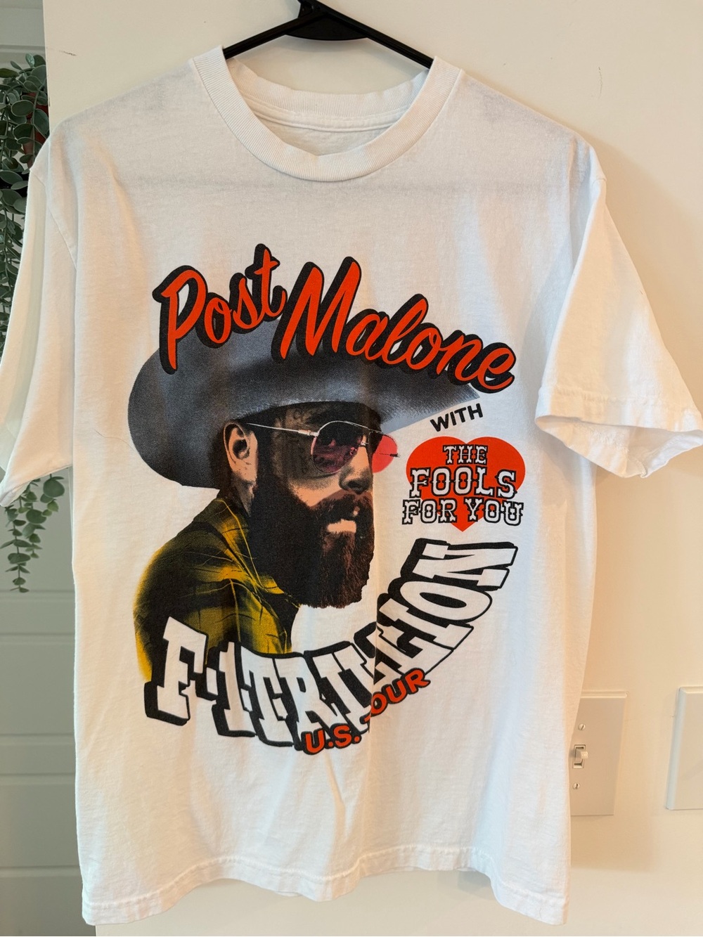 Post Malone F-1 Trillion 2024 Tour “Fools For You” Graphic T-Shirt Size M